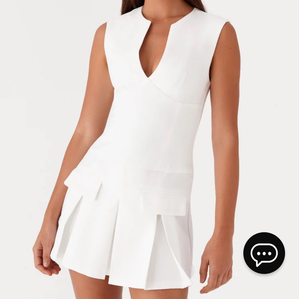 Peppermayo White Mini Dress